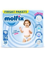 Molfix Fırsat Paketi Extra Large 6 Beden 38 Adet