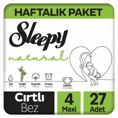 Sleepy Natural No 4 Maxi 27 Adet