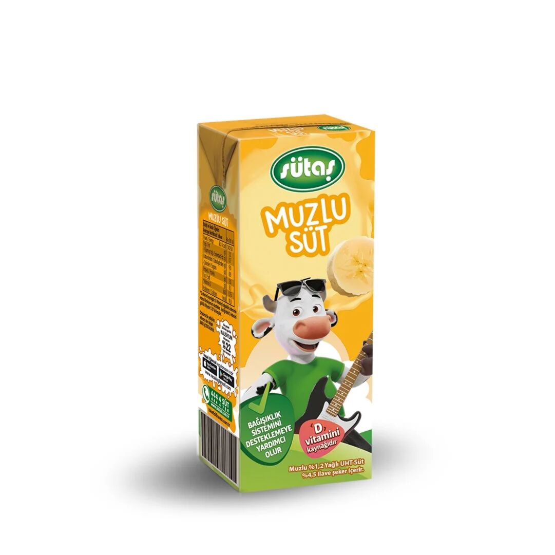 Sütaş Muzlu Süt 200 Ml