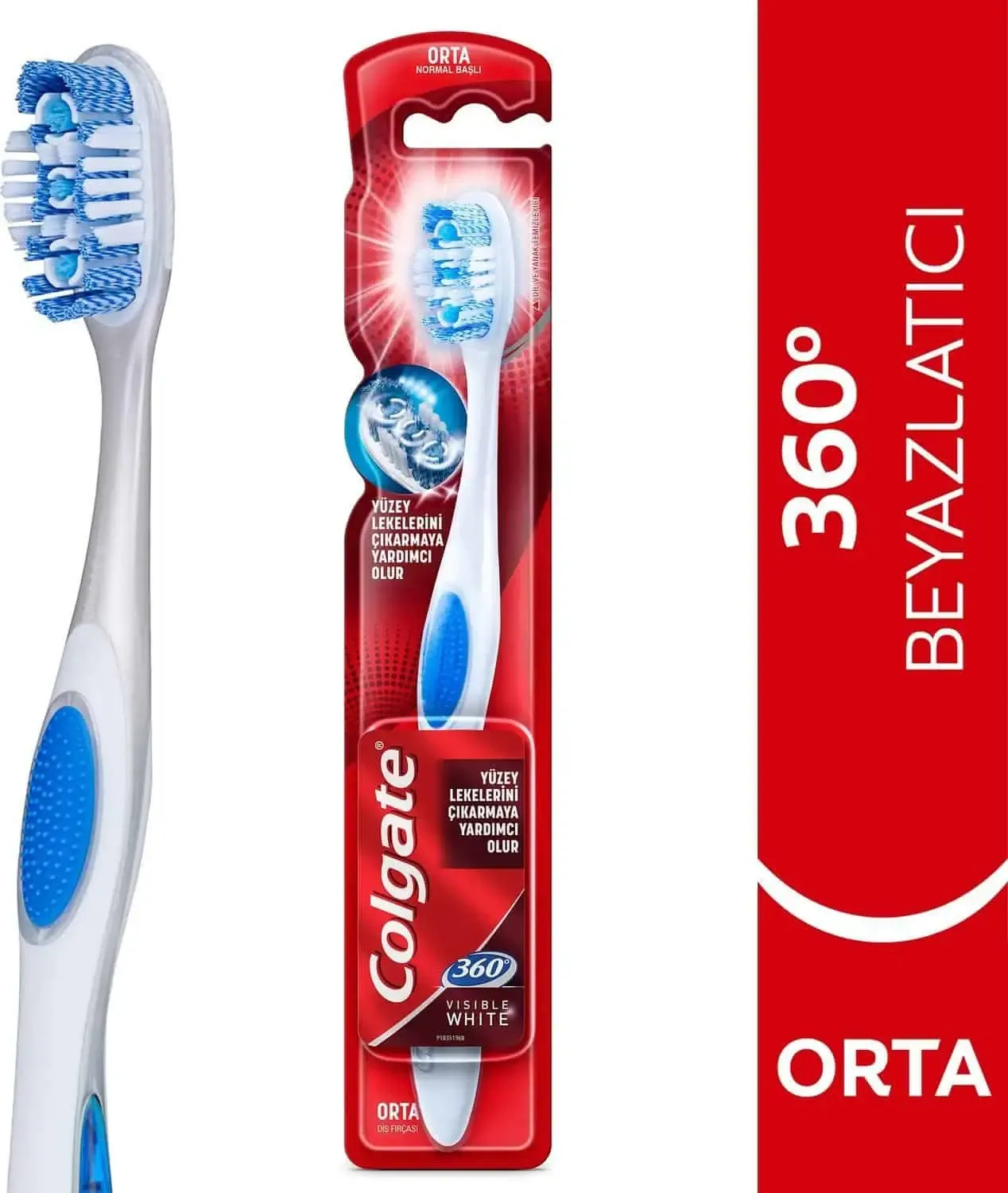 Colgate 360 Visible White Tekli Diş Fırçası