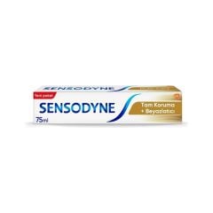 Sensodyne Tam Koruma ve Beyazlatıcı Diş Macunu 75 Ml