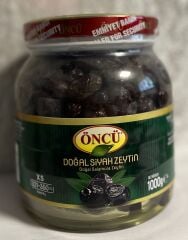 Öncü Doğal Siyah Zeytin 1000 G