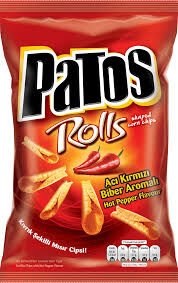 Patos Rolls Acılı Cips 61 g
